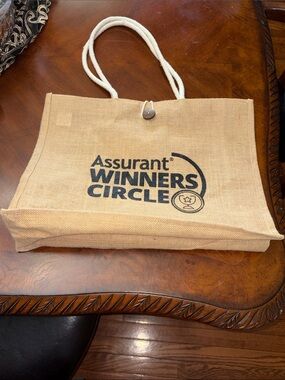Assurant Winners Circle Jute Tote - Natural